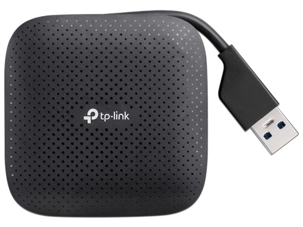 HUB USB 3.0 TP- Link UH400 V5, USB Tipo A a 4 Puertos USB Tipo A. Color Negro.