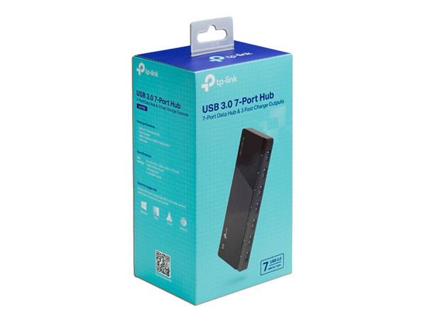 Concentrador Hub USB 3.0 TP-Link de 7 Puertos con Alimentación.