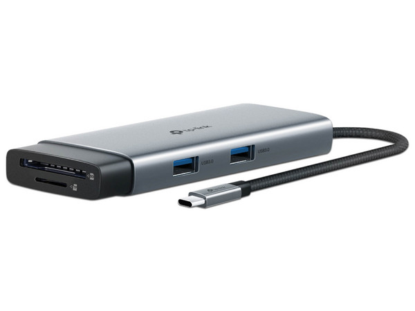 Hub USB Tp-Link UH7020C, 7 en 1, USB Tipo C, USB Tipo A, Micro SD, HDMI 4K.