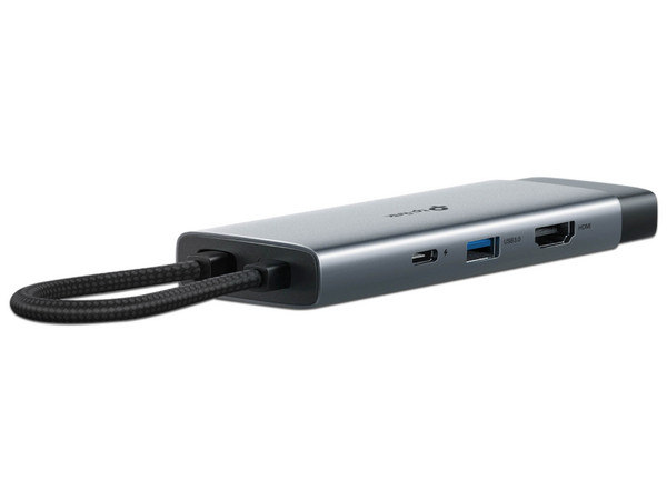 HUB USB 7 en 1 TP-Link UH7021C, USB Tipo C a HDMI, SD, MicroSD, USB Tipo A, USB Tipo C, Color Gris.