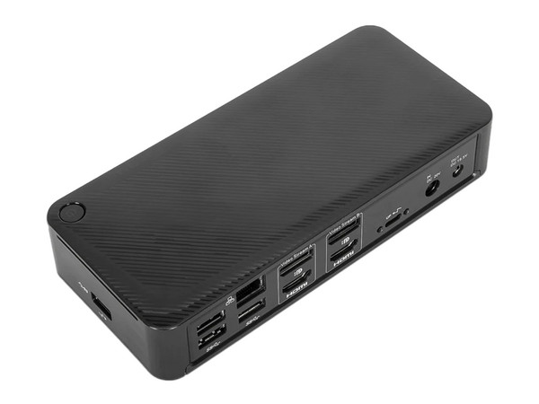 Docking Station Targus USB Tipo-C, con vídeo HDMI, DisplayPort, USB, RJ45. Color Negro.