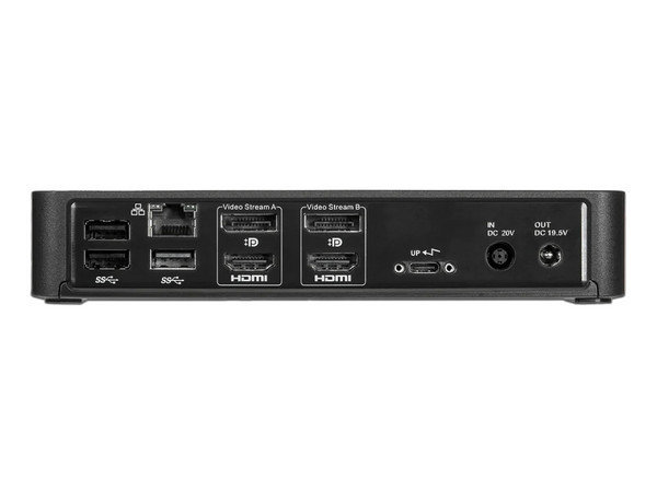 Docking Station Targus USB Tipo-C, con vídeo HDMI, DisplayPort, USB, RJ45. Color Negro.