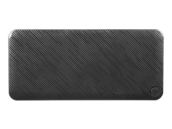 Docking Station Targus USB Tipo-C, con vídeo HDMI, DisplayPort, USB, RJ45. Color Negro.