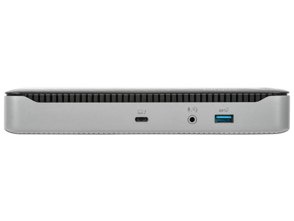 Docking Station Targus DOCK215USZ, Thunderbolt 3, USB Tipo C, USB 2.0, RJ-45, DisplayPort, Salida de audio y Micrófono. Color Negro.