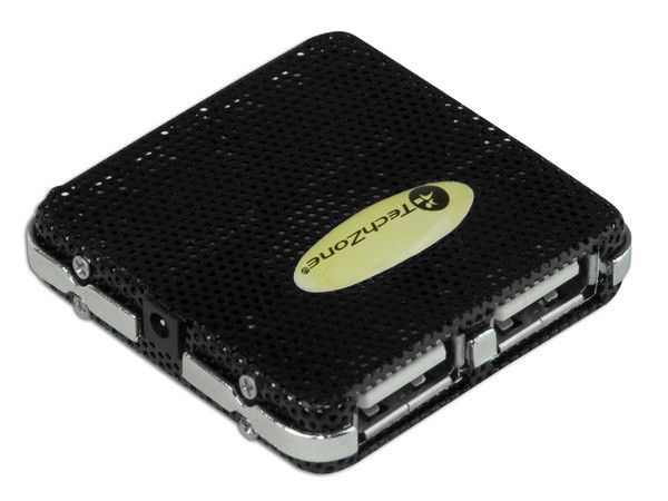 Mini Hub USB TechZone de 4 Puertos (Convierte 1 puerto USB en 4).