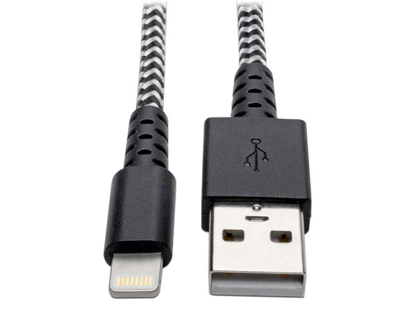 Cable Tripp Lite USB-A a Lightning de 1.8m, Adecuado para iPhone, iPad y iPod.