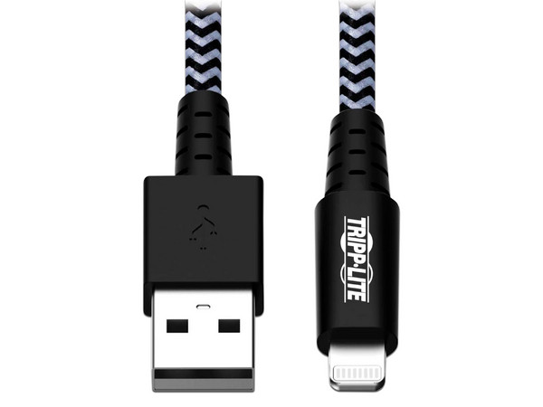 Cable Tripp Lite USB-A a Lightning de 1.8m, Adecuado para iPhone, iPad y iPod.