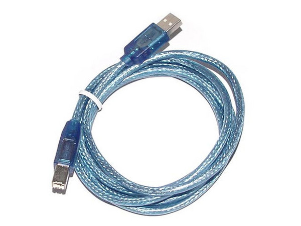 Cable USB-A / USB-B (Azul - iMac) de 6pies (Macho/Macho)