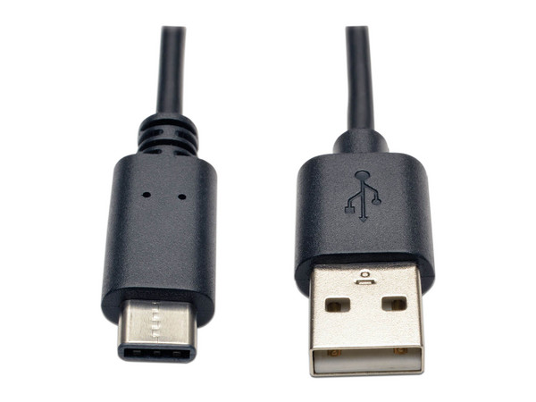 Cable USB Tripp Lite, de USB-A a USB-C, 1.83m. Color Negro.