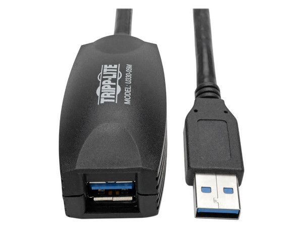 Cable Extensor USB 3.0 Tripp Lite, 5.0 m, Conector USB-A a USB-A (M-H).