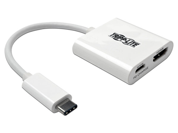 Cable HDMI a USB-C Tripp Lite Conector en el Primer Extremo HDMI y USB-C a USB-C