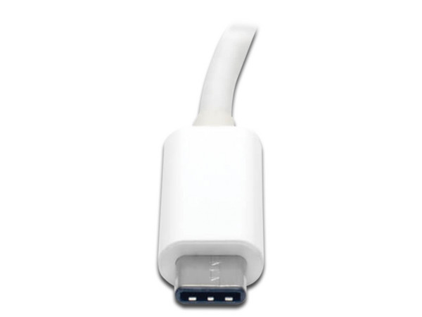 Adaptador Tipp-Lite de USB-C a VGA (M/H), Compatible con Thunderbolt 3. Color Blanco.