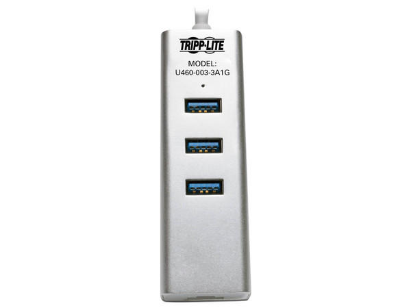 Adaptador TRIPP LITE de USB-C a Gigabit Ethernet, 3 x USB, Compatible con Thunderbolt 3.