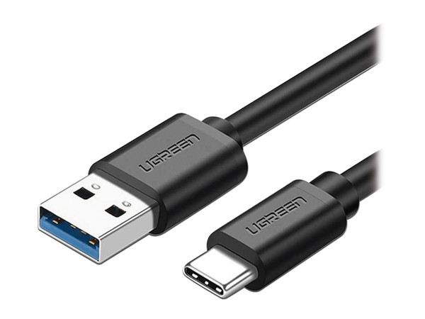Cable UGREEN USB-C a USB-A 3.0 de 1m, 5 Gbps en Transferencia de Datos, Carga y Sincronización de Datos.