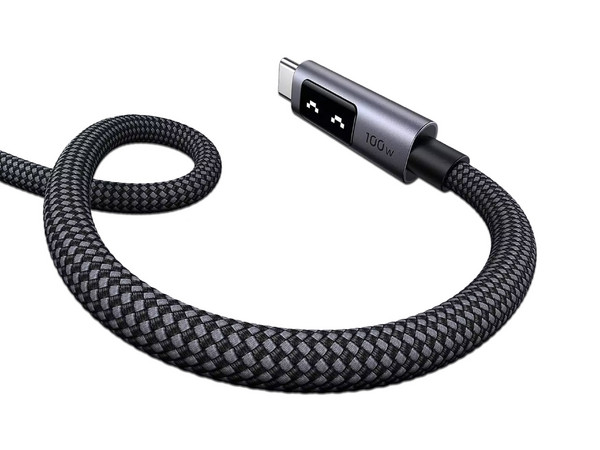 Cable de Carga UGREEN 35501, USB Tipo C a USB Tipo C, 100W, 1m. Color Negro.