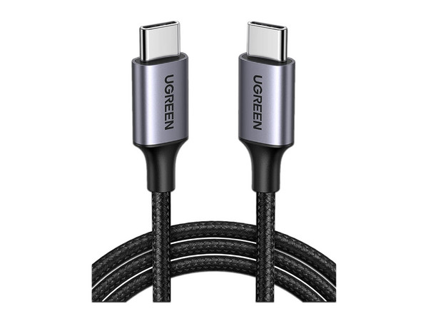 Cable UGREEN de USB-C a USB-C (M-M), 2m, Color Negro.