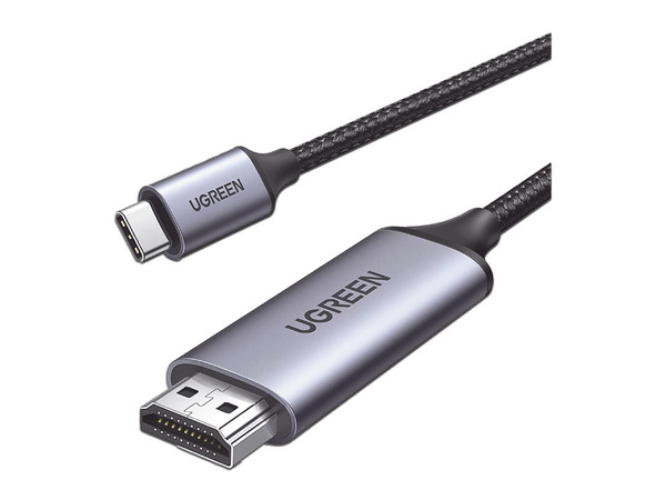 Cable adaptador UGREEN de USB-C a HDMI, 4k 60Hz, 1.5m, Color Negro.