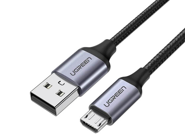 Cable de carga rápida UGREEN de USB 2.0 a Micro USB, 1m de longitud.