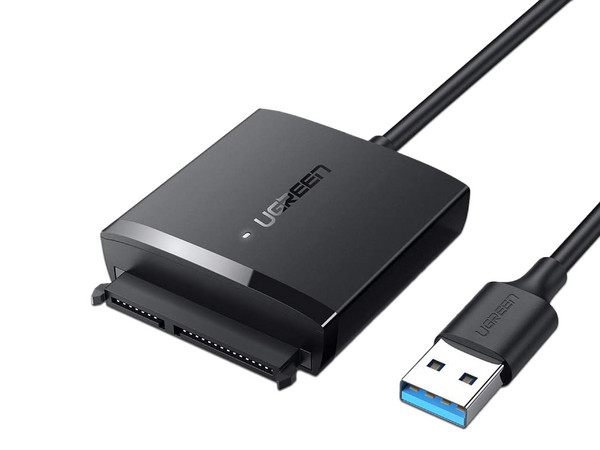 Adaptador USB 3.0 a SATA III / Compatible con Disco Duro HDD y SSD de 2.5