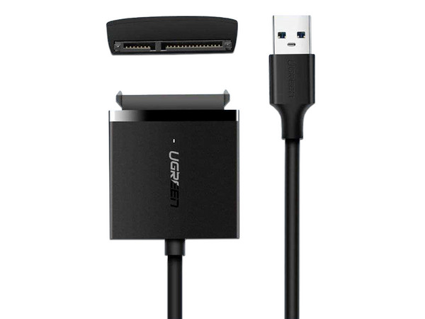 Adaptador USB 3.0 a SATA III / Compatible con Disco Duro HDD y SSD de 2.5
