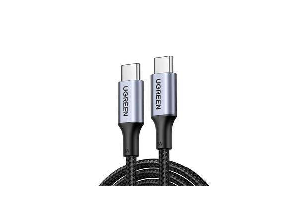 Cable USB-C a USB-C UGREEN 90120, 100W, PD3.0, QC4.0 de 3m. Nylon Trenzado.