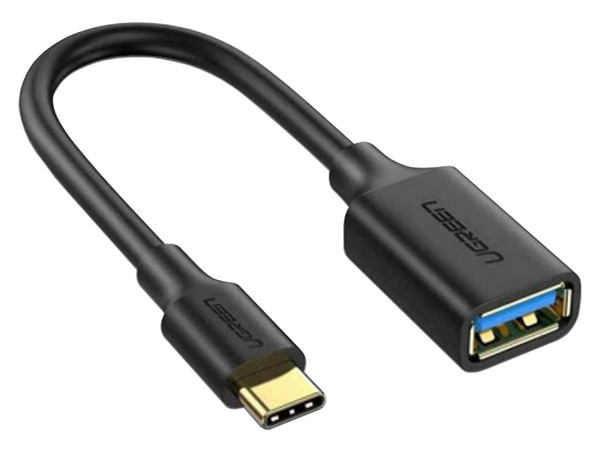 Cable Adaptador UGREEN US154, USB Tipo C a USB Tipo A 3.0  (M-H), Color Negro.