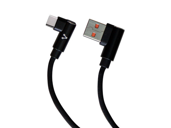 Cable Vorago de USB a USB-C (M-M), 1m. Color Negro.