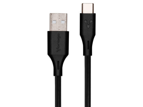 Cable Vorago, Conector USB C (M) a USB A (M), 1m. Color Negro.