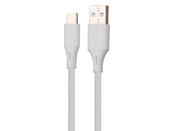 Cable de Carga Vorago de USB-C a USB A de 1 Metro, Color Blanco