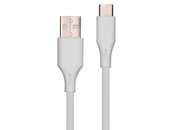 Cable de Carga Vorago de USB-C a USB A de 1 Metro, Color Blanco