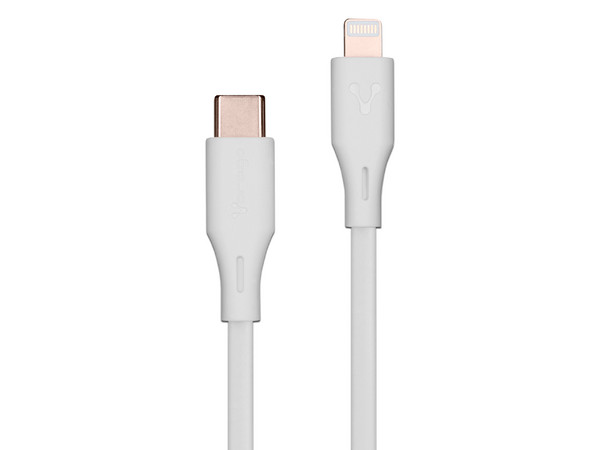 Cable Vorago CAB-CL01, USB C a Lightning (M-M), 1m, Color Blanco.
