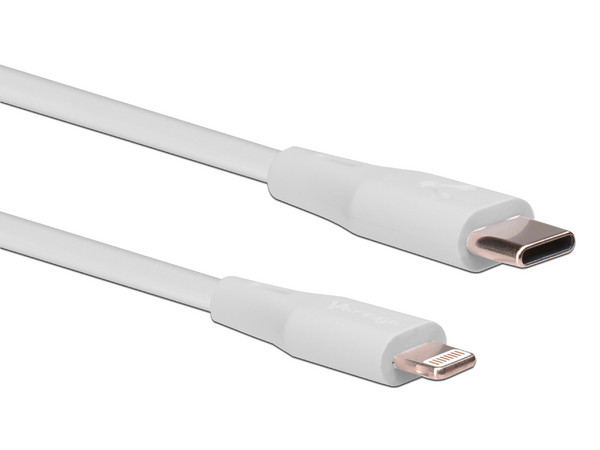 Cable Vorago CAB-CL01, USB C a Lightning (M-M), 1m, Color Blanco.