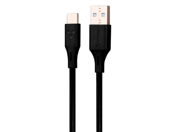 Cable Vorago, Conector USB-C a USB-A (M-M), 1m. Color Negro.
