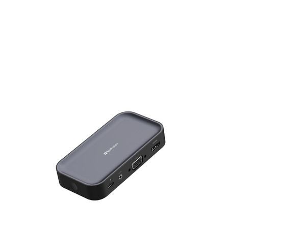 Adaptador de pantalla inalámbrico Share My Screen USB-C de 1080p con concentrador USB y lector de tarjetas