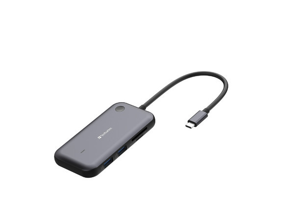 Adaptador de pantalla inalámbrico Share My Screen USB-C de 1080p con concentrador USB y lector de tarjetas