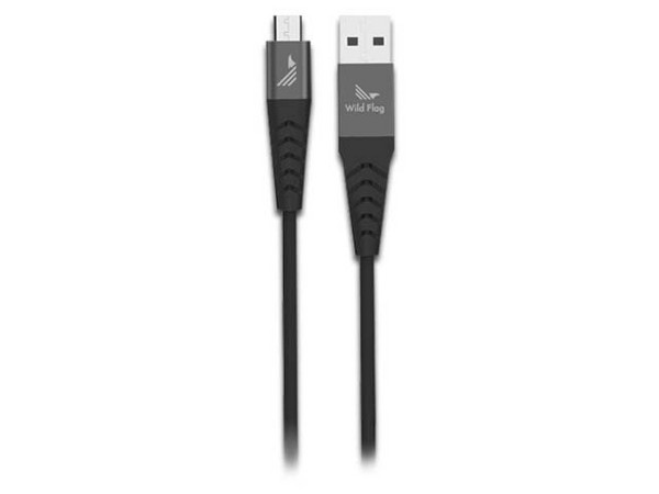 Cable Wild Flag de USB a Micro USB (M-M), 1.2m. Color Negro.