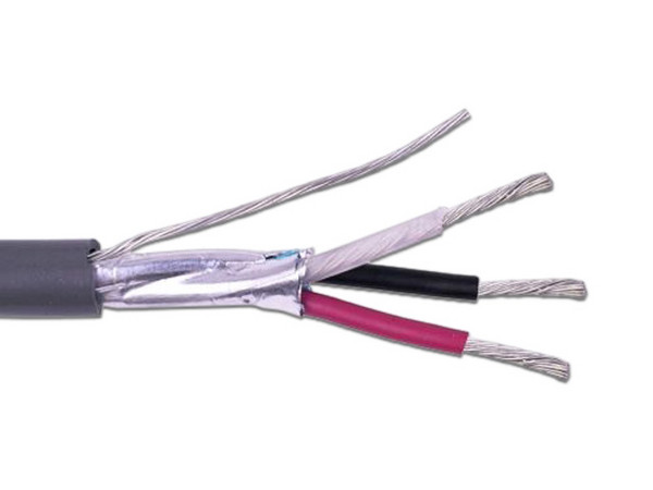 Bobina de Cable Audio BELDEN 5300UE de 2 conductores, 18AWG, 305m. Color Gris.