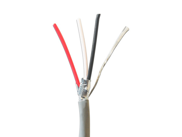 Bobina de Cable Belden 5301FE Riser Audio Caja con 305 m, Gris, 18 AWG.
