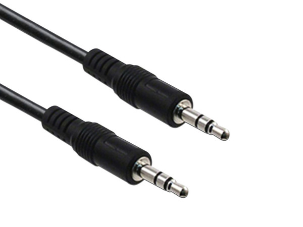 Cable BRobotix 6005477, 3.5 mm a 3.5mm (M-M), 2.5m, Color Negro.