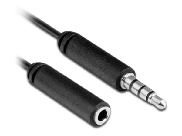 Cable estéreo BRobotix TRRS, extensión de 3.5mm (M-H), 1m.
