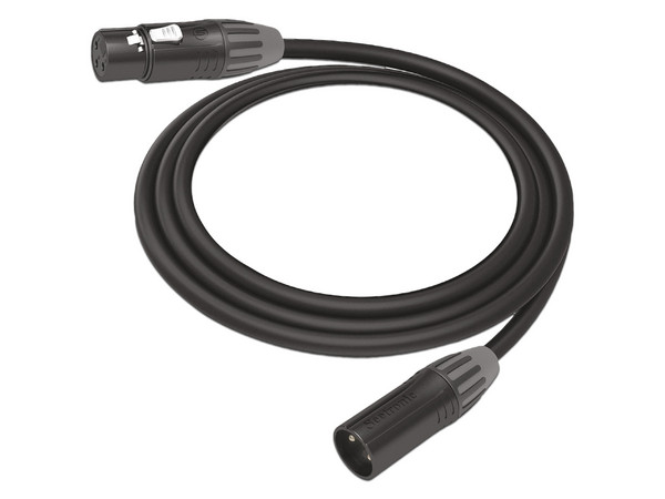 Cable para micrófono XLR de 3 polos Cosmiconn, Conector Hembra-Macho, 3m.