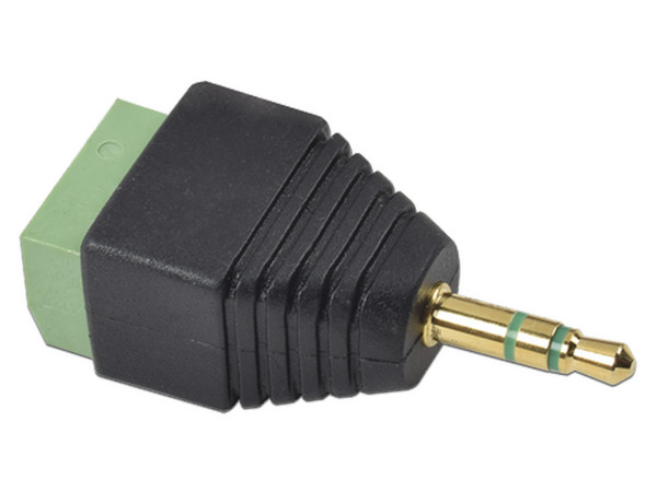 Adaptador para Audio y Video Epcom JR58 de 3.5 mm, 3 terminales atornillables.