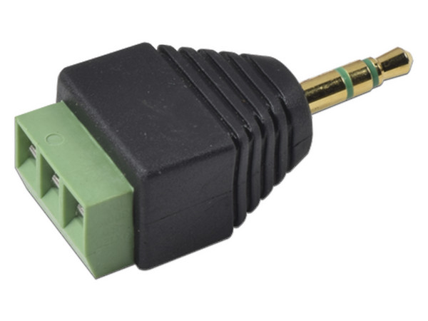 Adaptador para Audio y Video Epcom JR58 de 3.5 mm, 3 terminales atornillables.