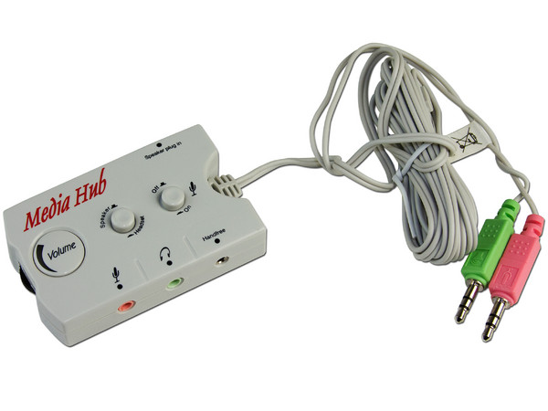 Extensión de audio para audífonos y micrófono        