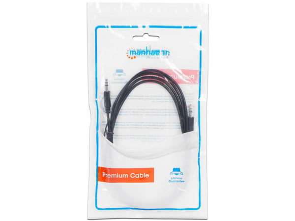 Cable estéreo 3.5 mm M-M, 1.8M 
