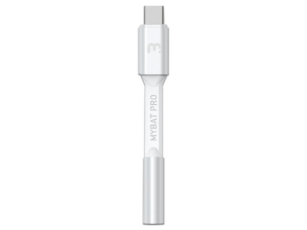 Adaptador Mybat RCBC3MN38W08, USB-C a audio jack 3.5mm.
