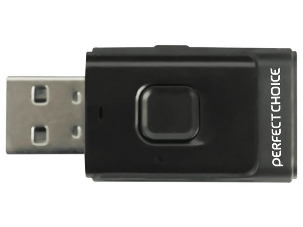 Trasmisor de Audi Bluetooth Perfect Choice PC-331155, Hasta 10m de Alcance, Micrófono Integrado, Color Negro.