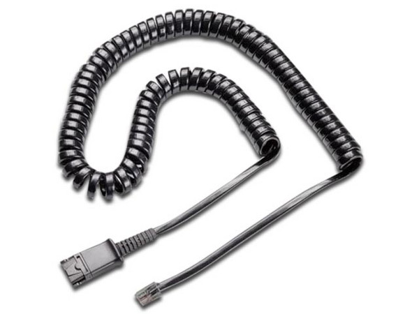 Cable telefónico Plantronics 27190-01 para teléfonos fijos, RJ-11.