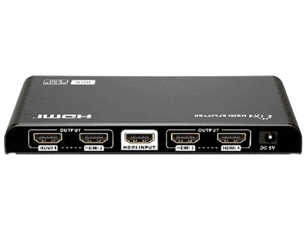 Divisor HDMI Saxxon LKV314HDR-V3.0 4 Salidas 4Kx2K 1080P HDR Hasta 10 Metros.