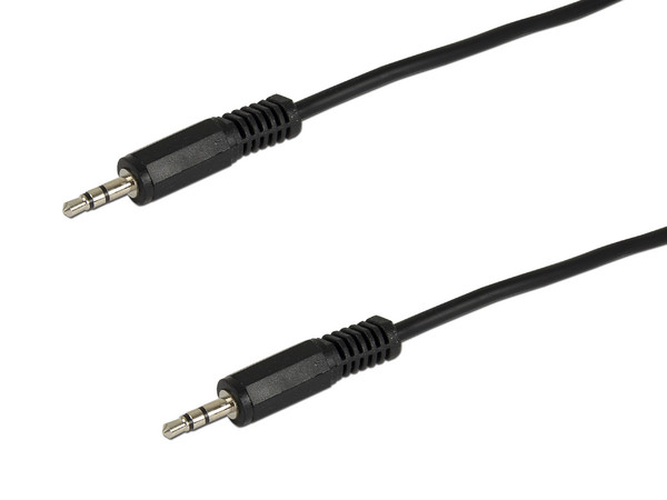 Cable estéreo plug 3.5 mm (M-M), 1.8m.